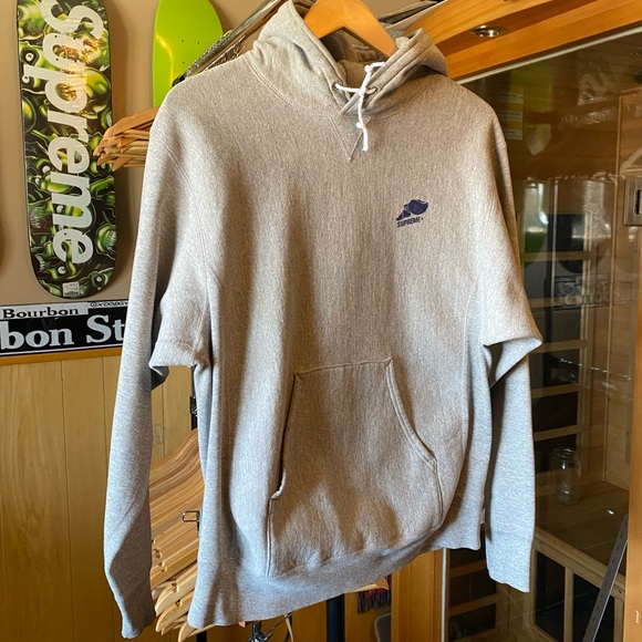 ULTRA RARE Vintage 1997 supreme hoodie Jeremy Scott wings hoodie - Picture 7 of 14